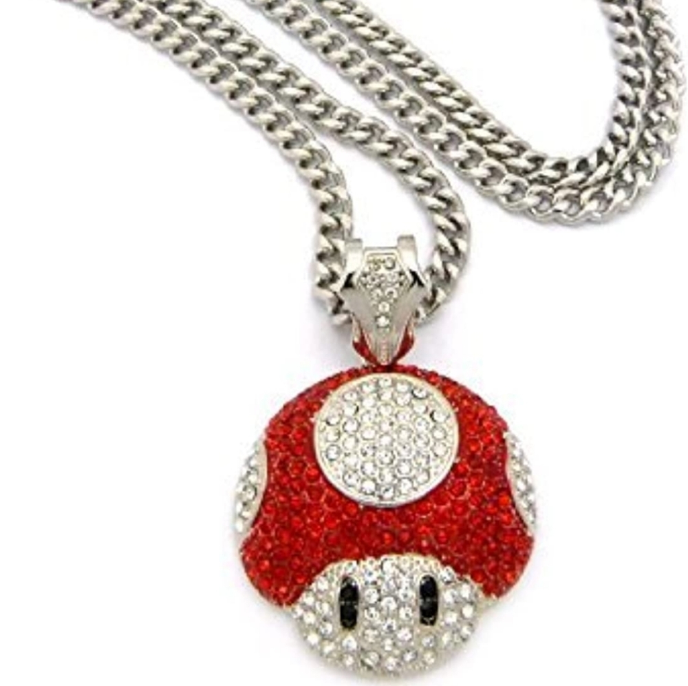 Sterling silver charm and necklace